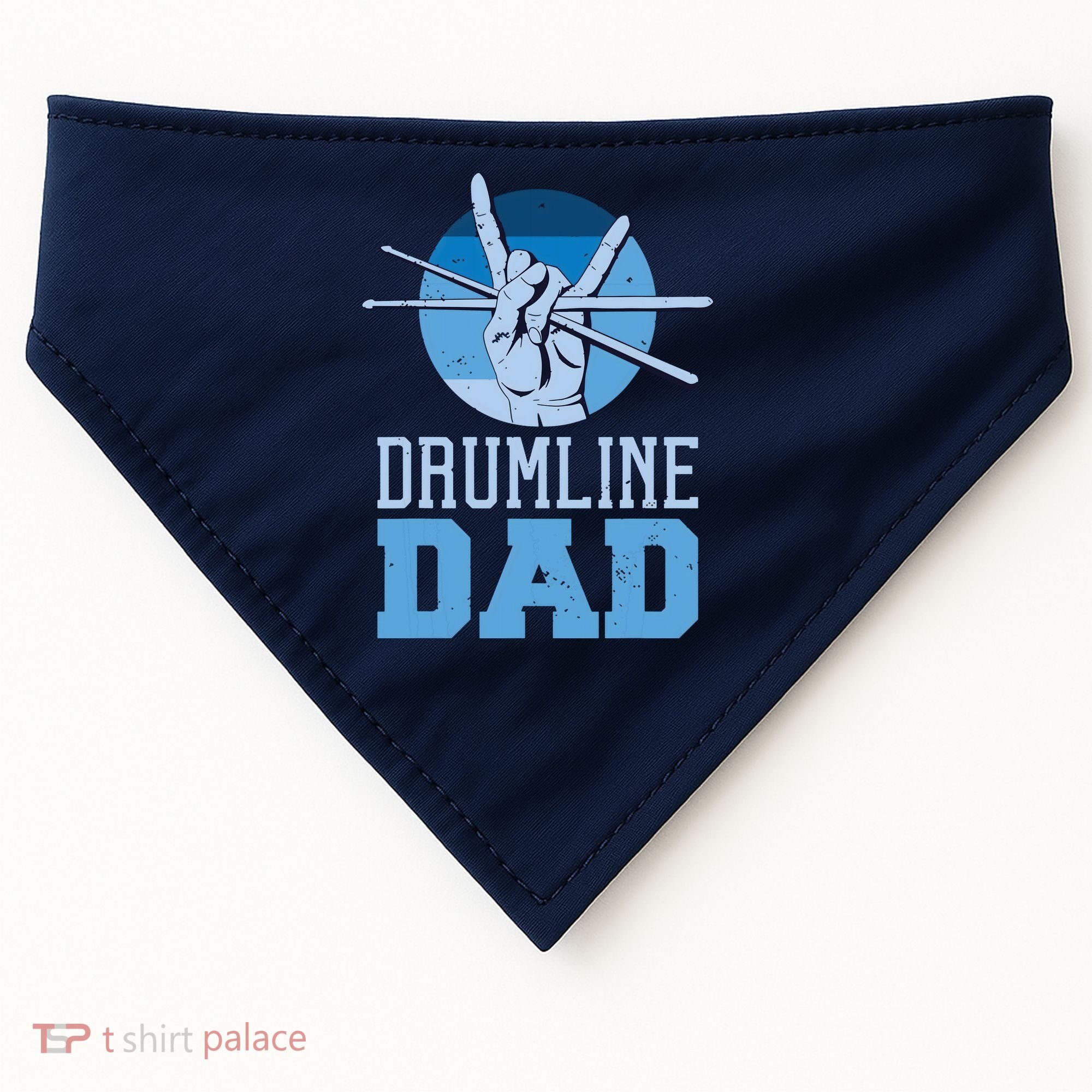 Marching Band Drum Major Drumline Dad USA-Made Doggie Bandana