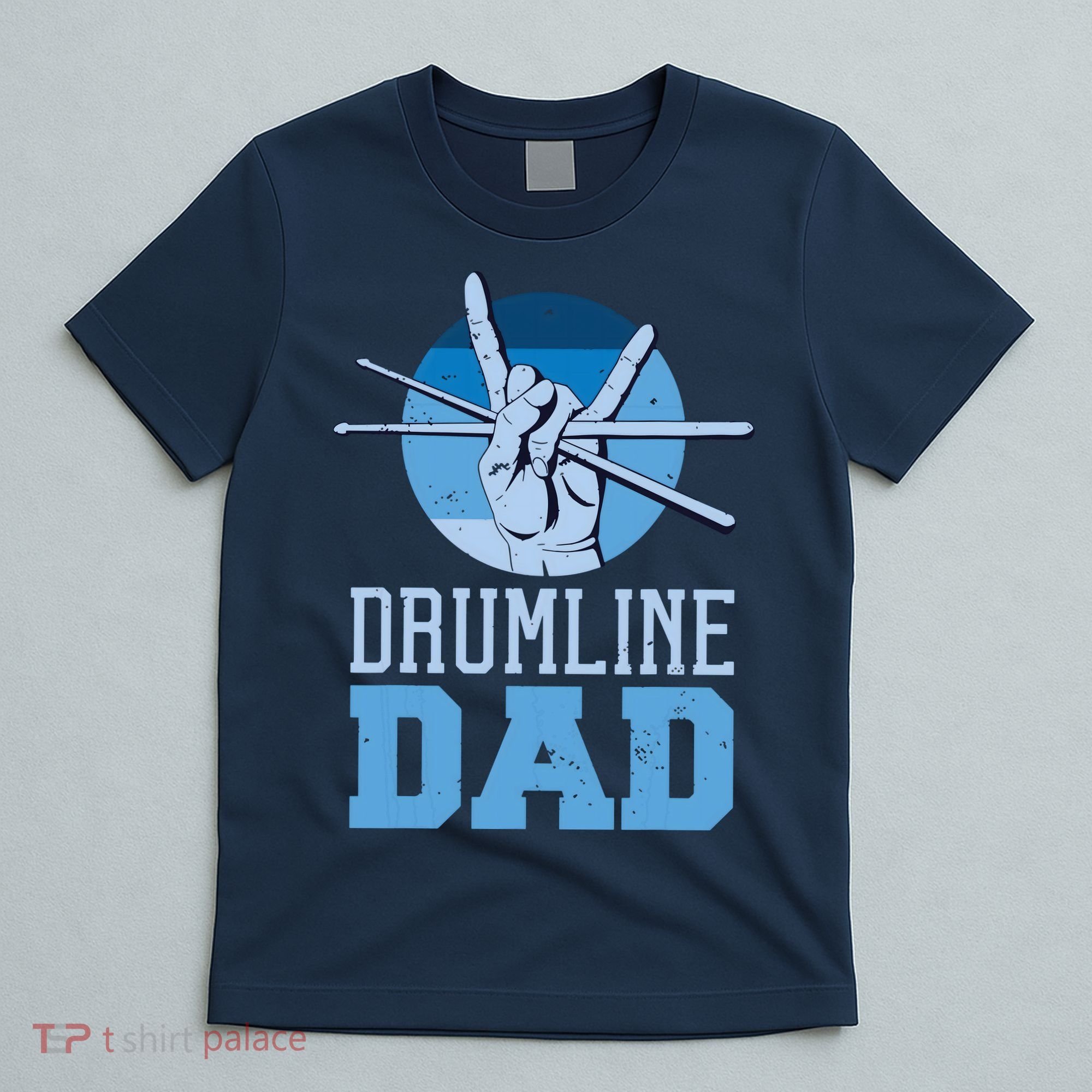 Marching Band Drum Major Drumline Dad T-Shirt