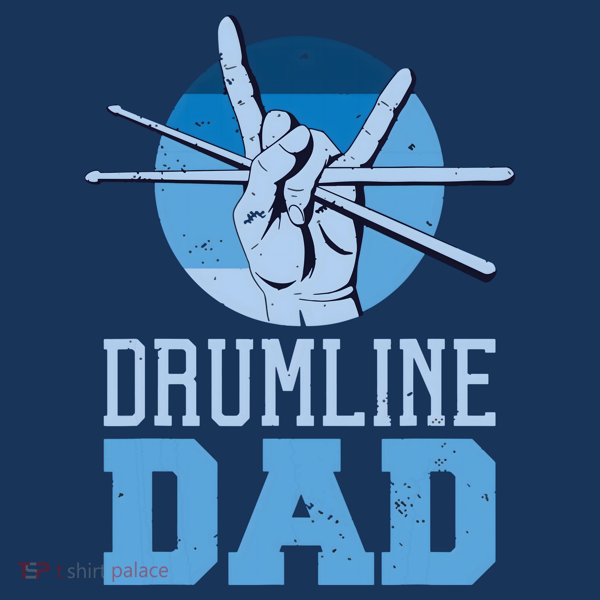 Marching Band Drum Major Drumline Dad T-Shirt