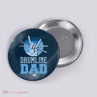 Marching Band Drum Major Drumline Dad Button thumb 0