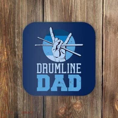 Marching Band Drum Major Drumline Dad Coaster