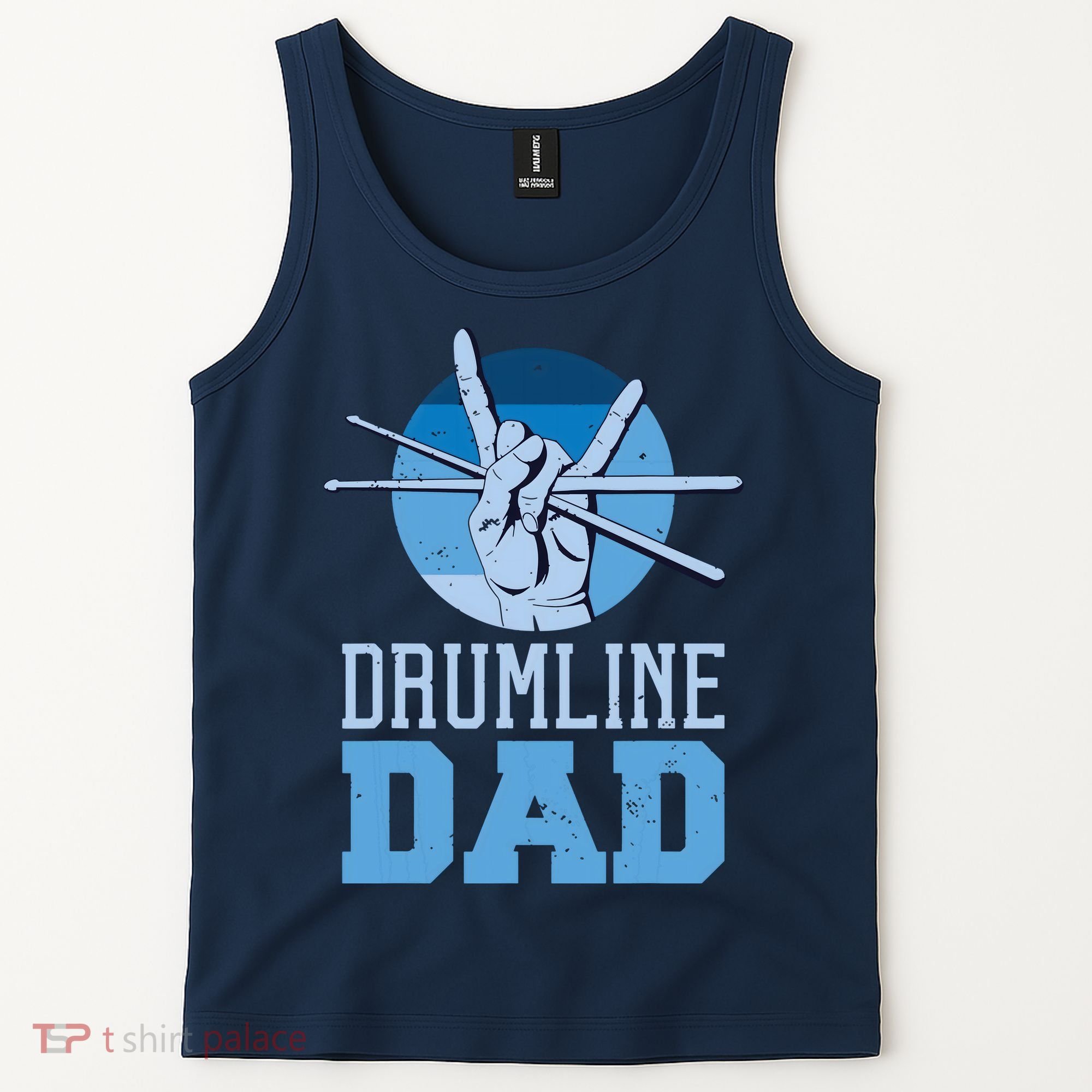 Marching Band Drum Major Drumline Dad Tank Top