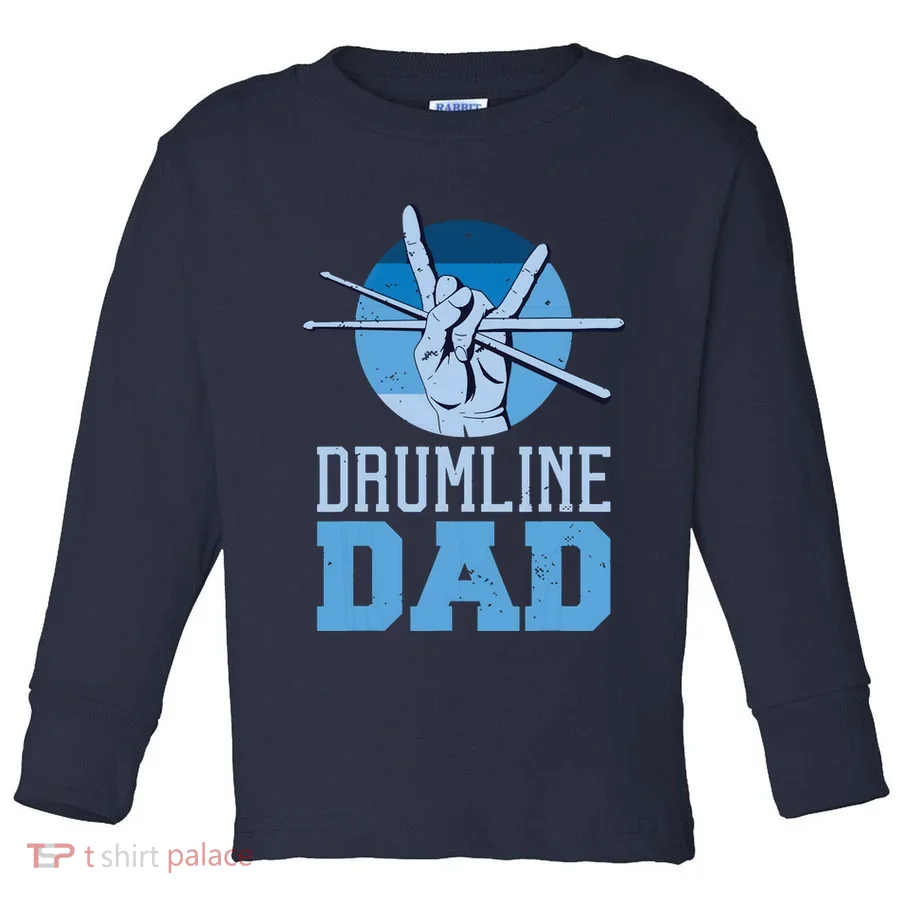 Marching Band Drum Major Drumline Dad Toddler Long Sleeve
