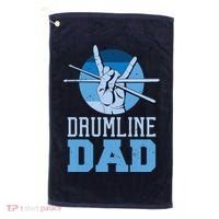 Marching Band Drum Major Drumline Dad Golf Towel thumb 0