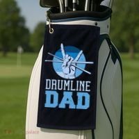 Marching Band Drum Major Drumline Dad Golf Towel thumb 2