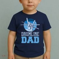 Marching Band Drum Major Drumline Dad Toddler T-Shirt thumb 2