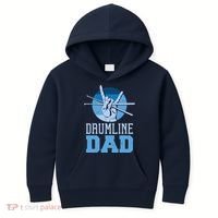 Marching Band Drum Major Drumline Dad Kids Hoodie thumb 0