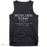 Mountain Biker Definition Funny MTB Downhill Biking Gift Tank Top thumb 0