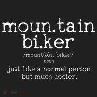 Mountain Biker Definition Funny MTB Downhill Biking Gift Golf Towel thumb 3