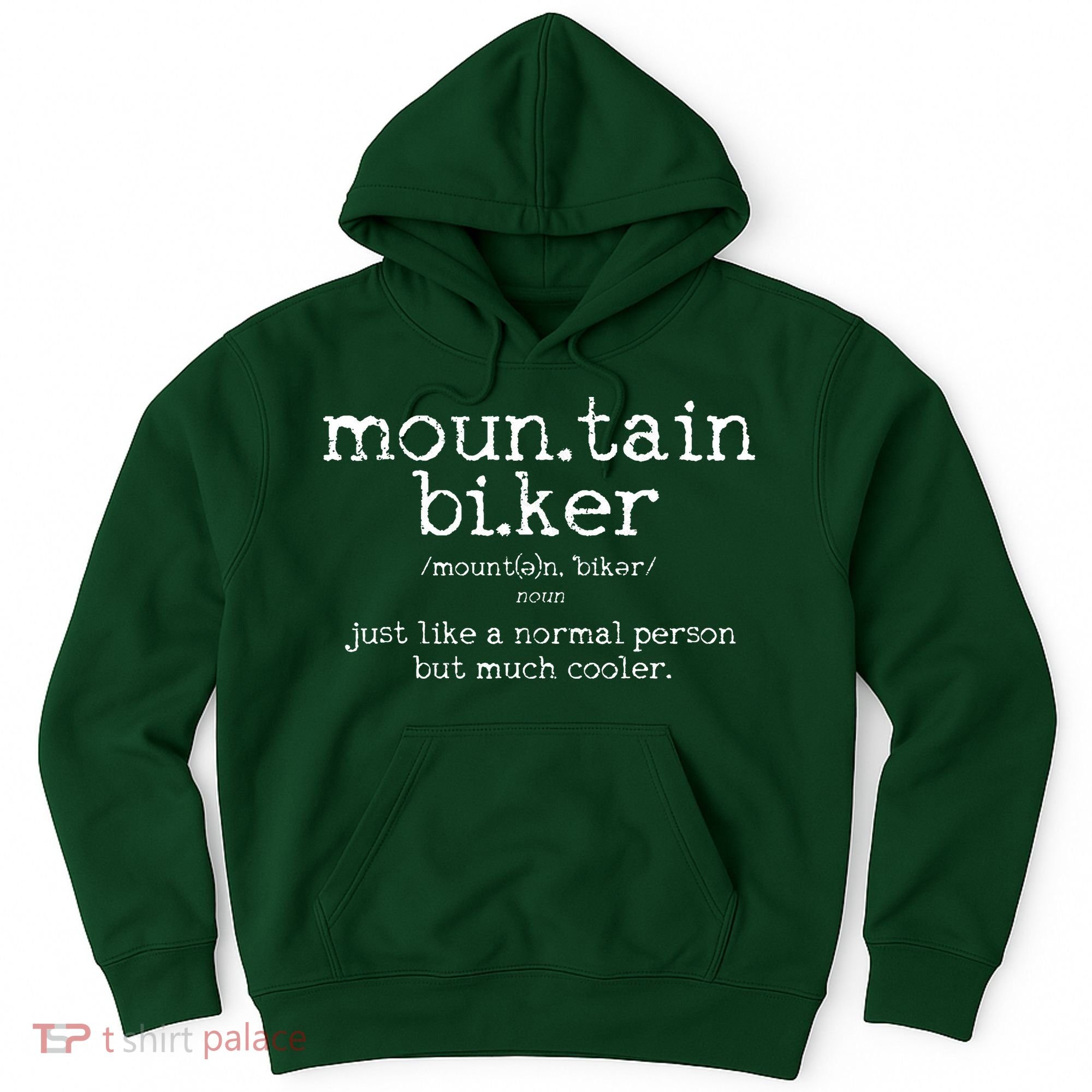 Mountain Biker Definition Funny MTB Downhill Biking Gift Hoodie