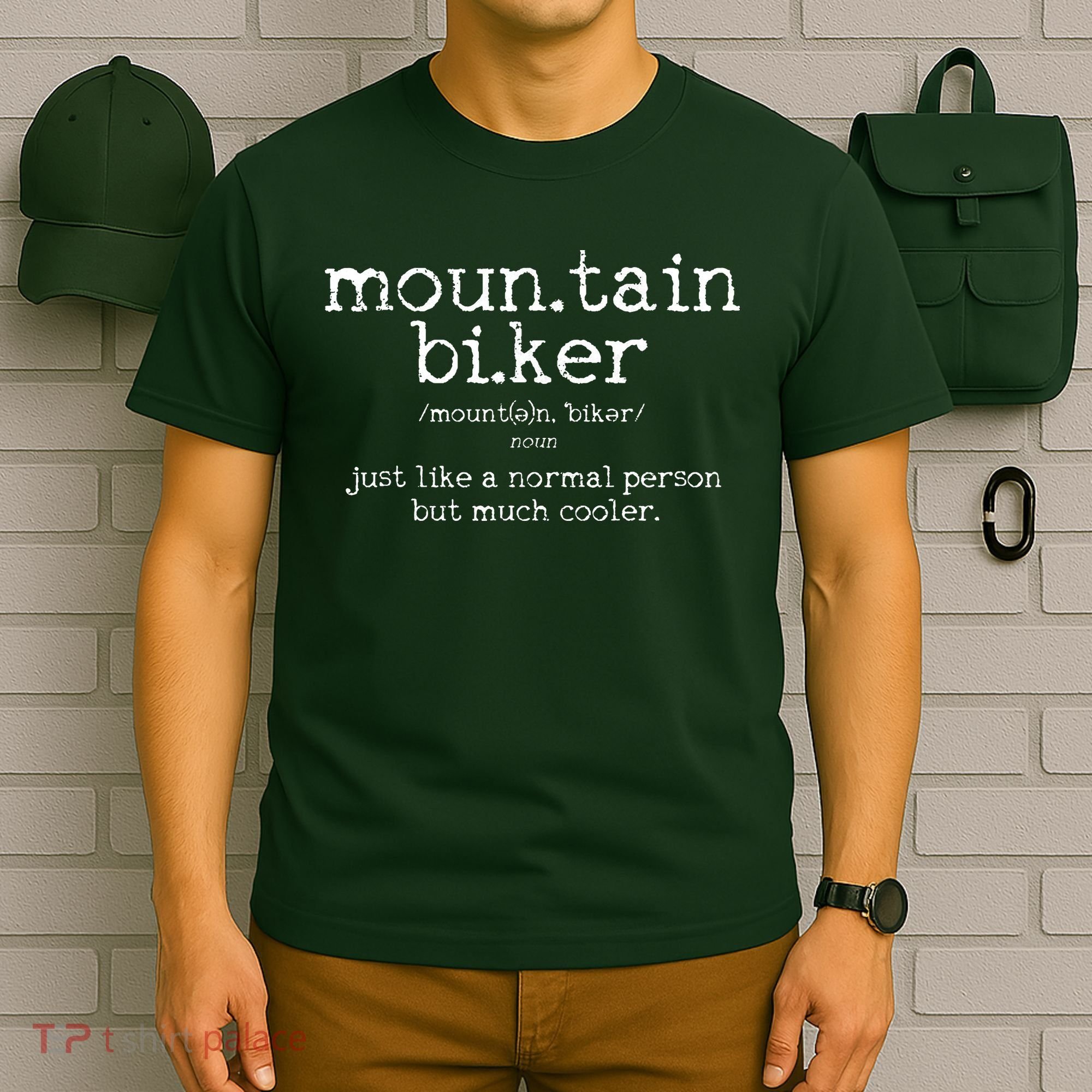 Mountain Biker Definition Funny MTB Downhill Biking Gift T-Shirt