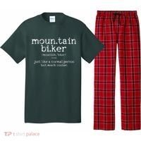Mountain Biker Definition Funny MTB Downhill Biking Gift Pajama Set thumb 0