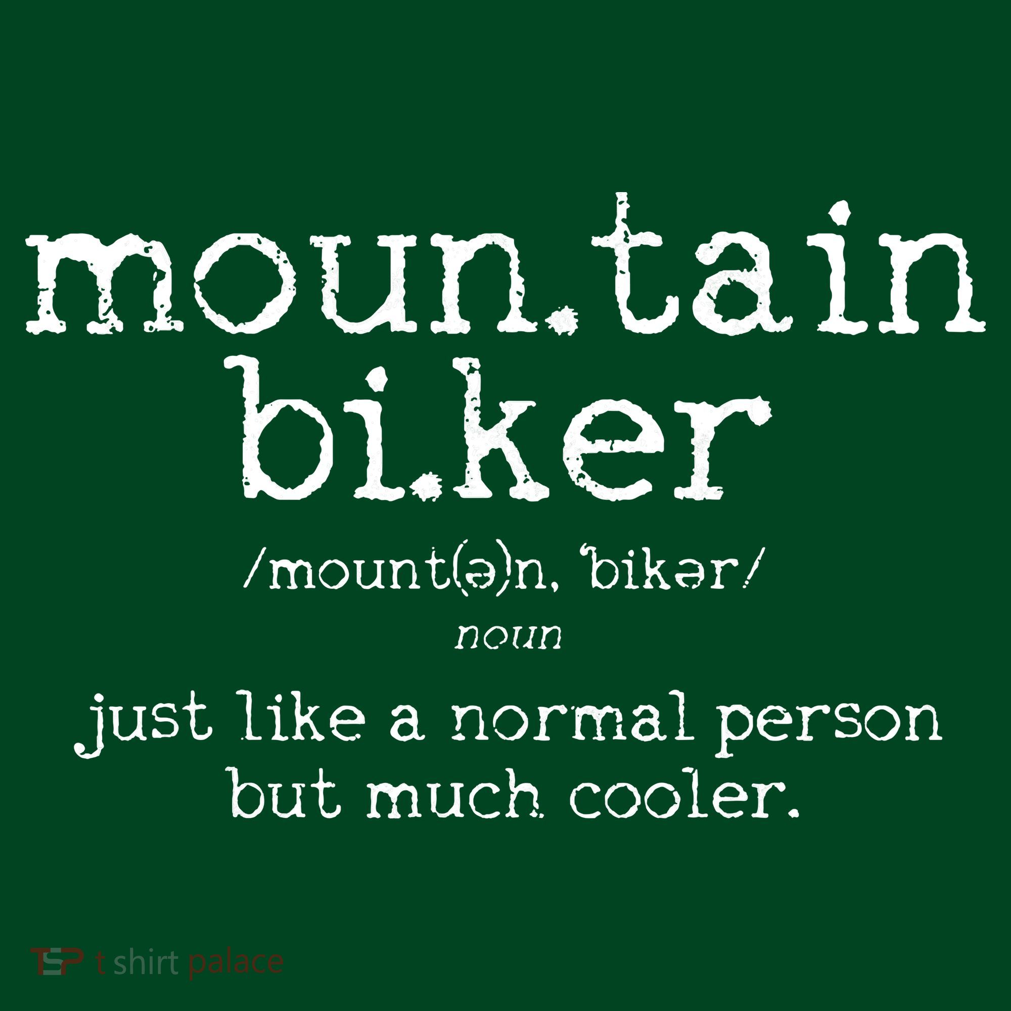 Mountain Biker Definition Funny MTB Downhill Biking Gift Mousepad
