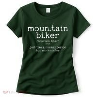 Mountain Biker Definition Funny MTB Downhill Biking Gift Women's T-Shirt thumb 0