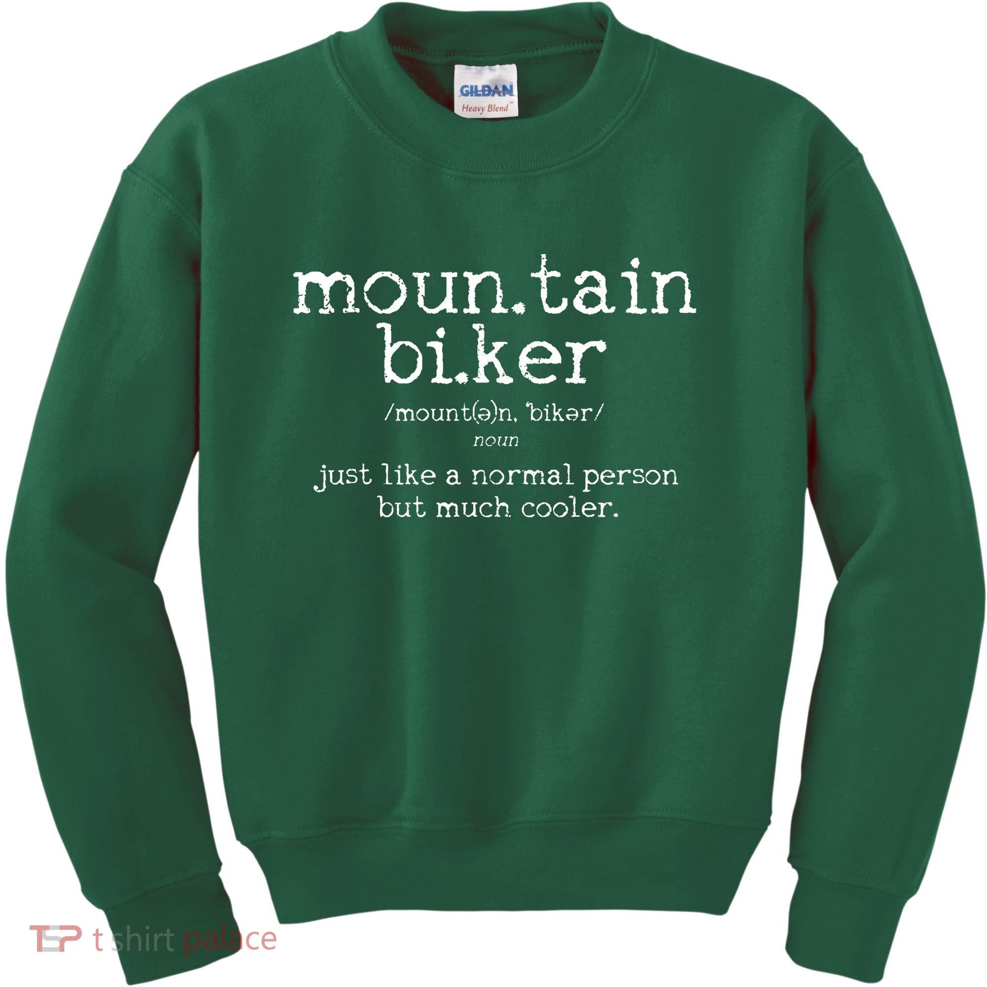 Mountain Biker Definition Funny MTB Downhill Biking Gift Kids Sweatshirt