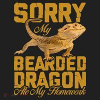 My Bearded Dragon Ate My Homework Bearded Dragon Beanie thumb 2