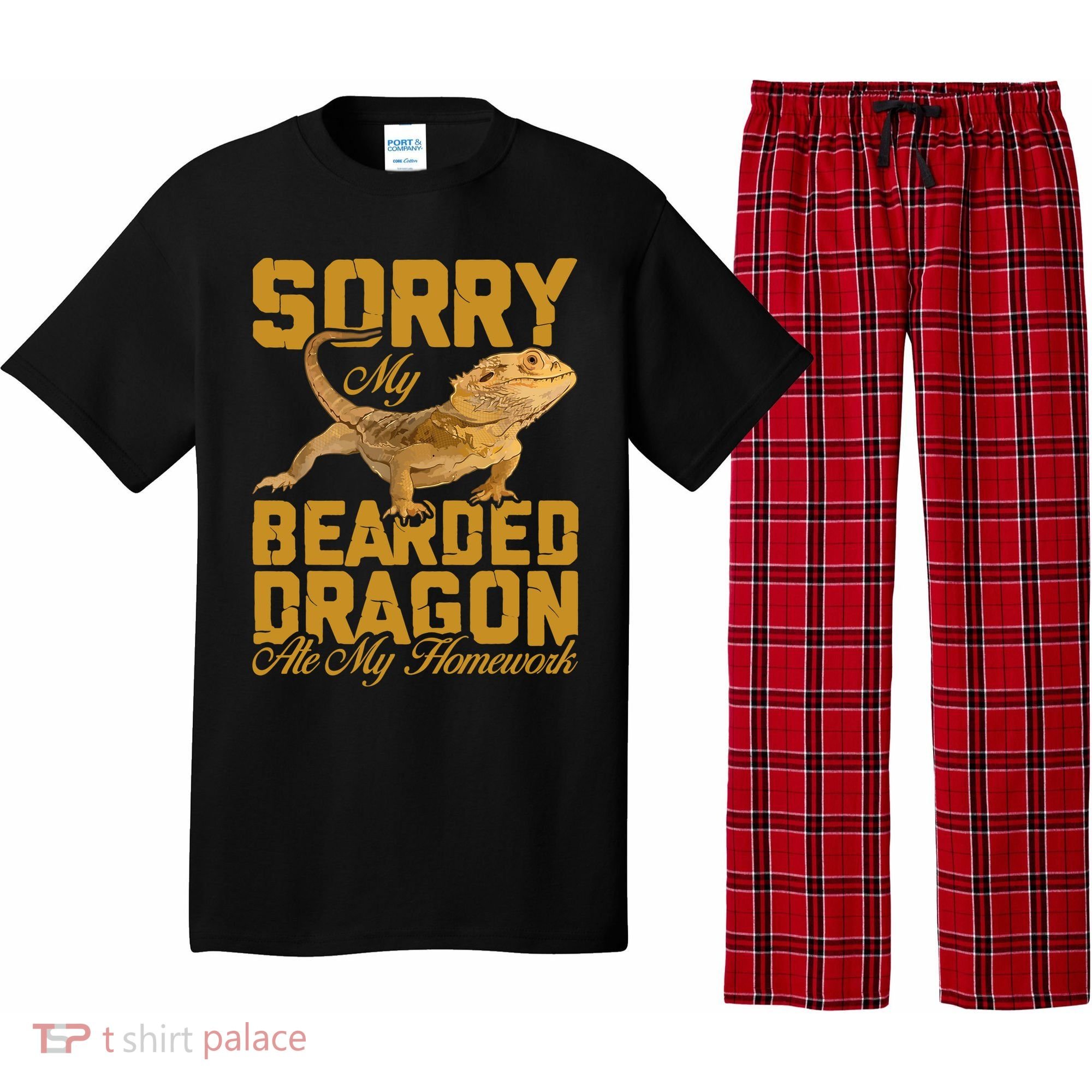 My Bearded Dragon Ate My Homework Bearded Dragon Pajama Set