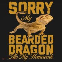 My Bearded Dragon Ate My Homework Bearded Dragon Baby Bodysuit thumb 2