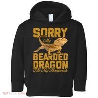 My Bearded Dragon Ate My Homework Bearded Dragon Toddler Hoodie thumb 0