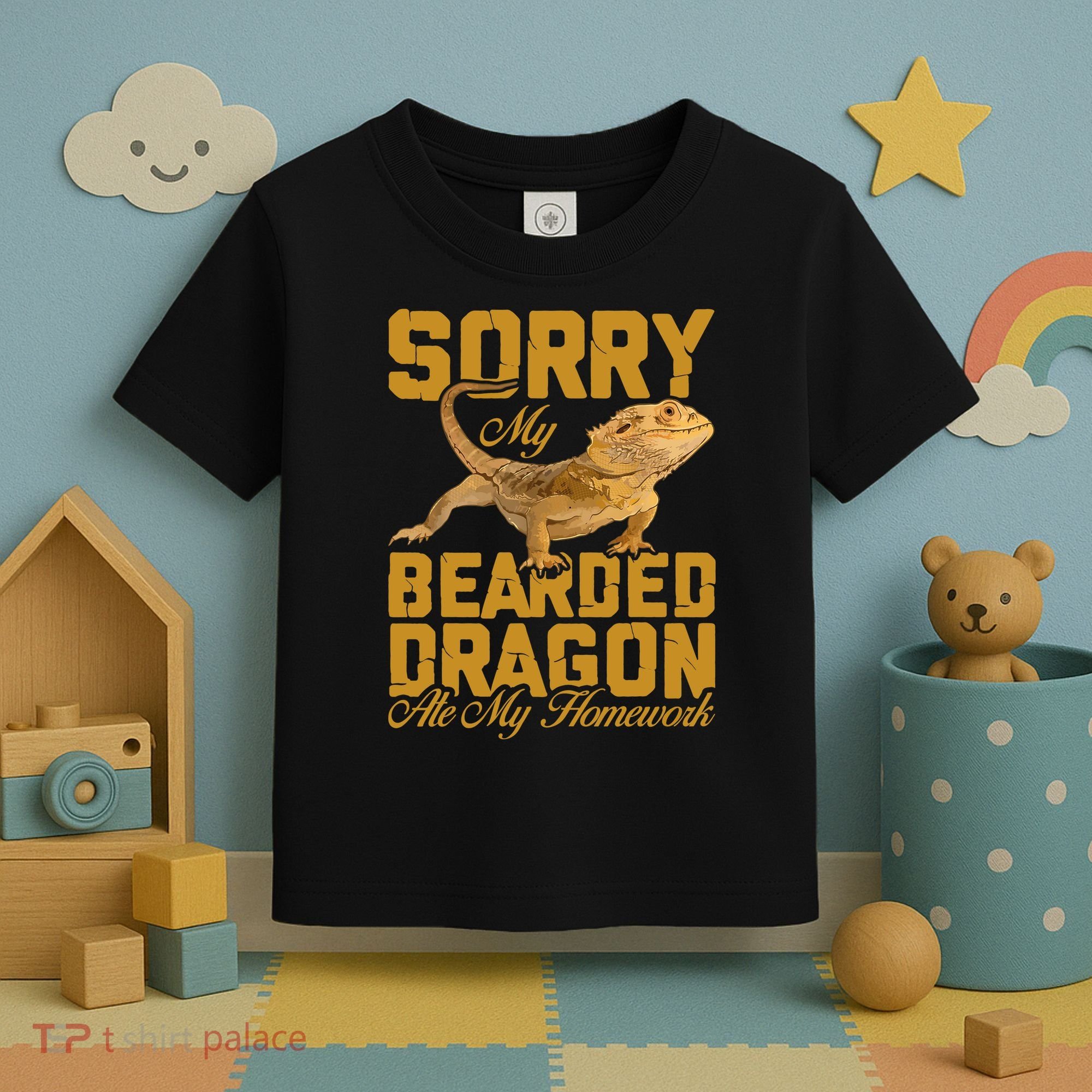 My Bearded Dragon Ate My Homework Bearded Dragon Toddler T-Shirt