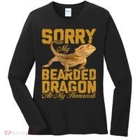 My Bearded Dragon Ate My Homework Bearded Dragon Women's Long Sleeve Shirt thumb 0