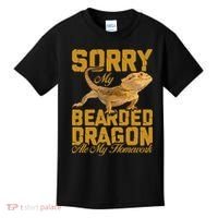 My Bearded Dragon Ate My Homework Bearded Dragon Kids T-Shirt thumb 0