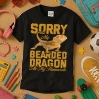 My Bearded Dragon Ate My Homework Bearded Dragon Kids T-Shirt thumb 3
