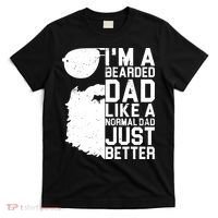 Mens Bearded Dad Shirt Funny Beard Humor Father's Day Gift Idea T-Shirt thumb 0