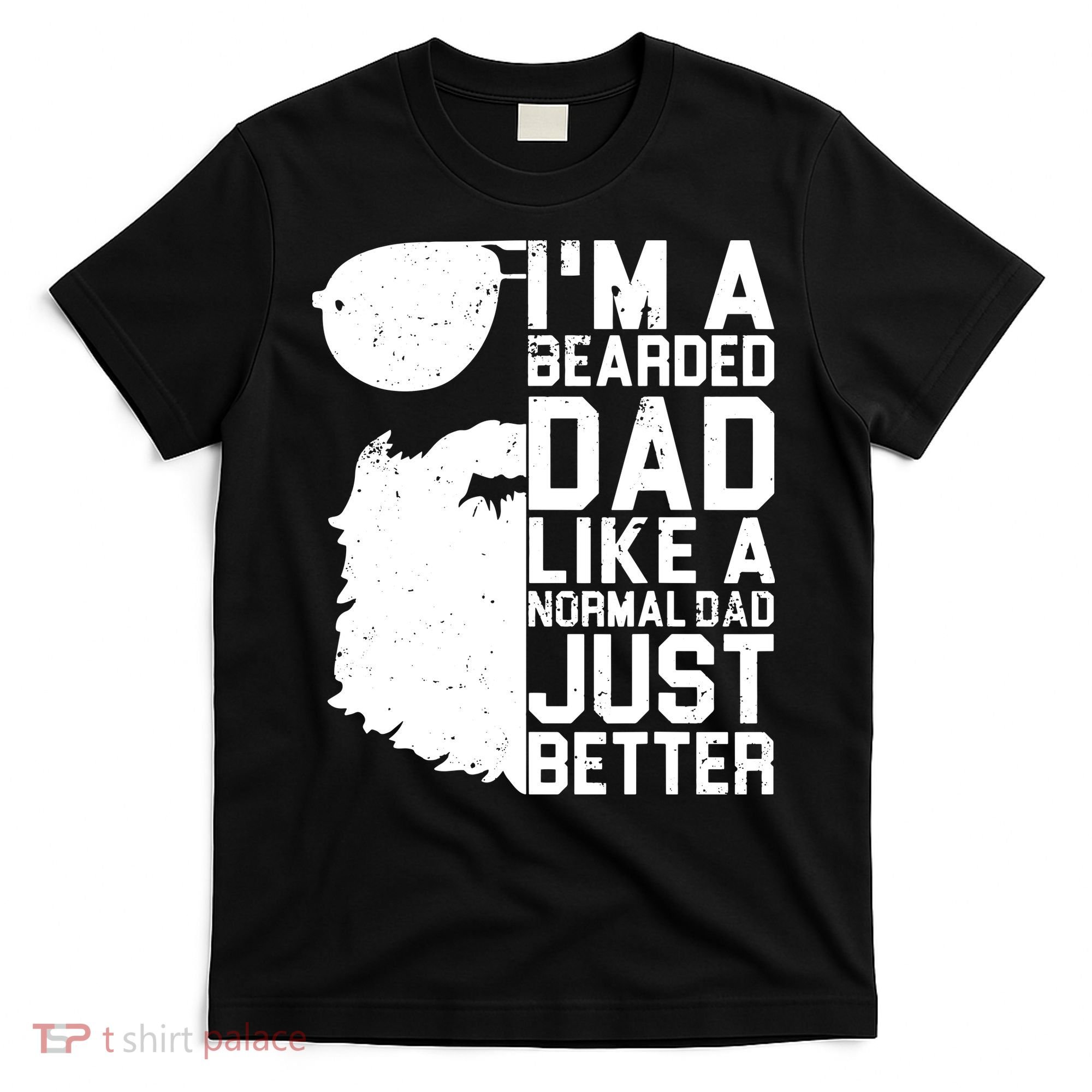 Mens Bearded Dad Shirt Funny Beard Humor Father's Day Gift Idea T-Shirt