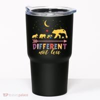 Mama Bear Different Not Less Autism Awareness Tumbler thumb 0