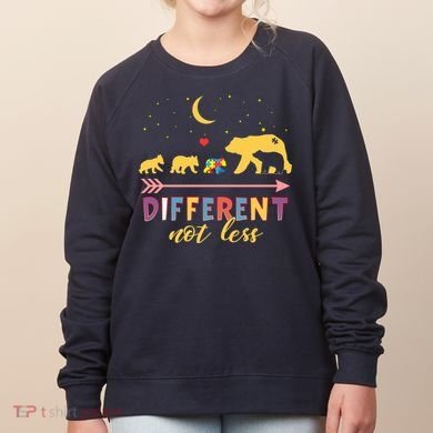 Mama Bear Different Not Less Autism Awareness Women's Sweatshirt