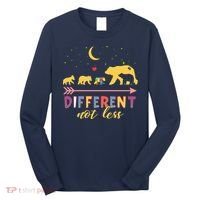 Mama Bear Different Not Less Autism Awareness Long Sleeve Shirt thumb 0