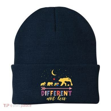 Mama Bear Different Not Less Autism Awareness Beanie