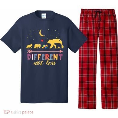 Mama Bear Different Not Less Autism Awareness Pajama Set