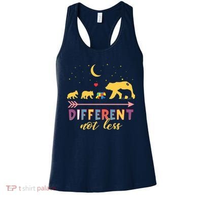 Mama Bear Different Not Less Autism Awareness Women's Tank Top