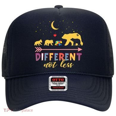 Mama Bear Different Not Less Autism Awareness Hat