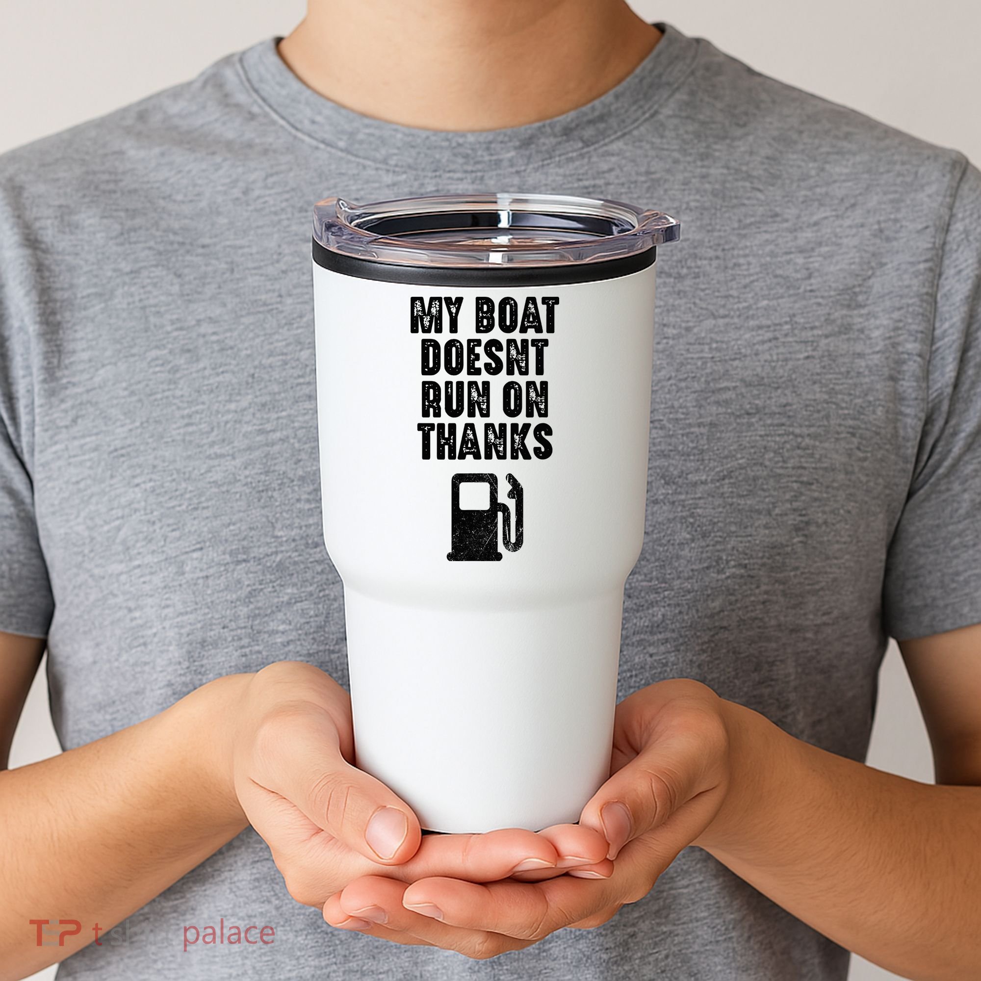 My Boat Doesn't Run On Thanks Boating Gifts for Boat Owners Tumbler
