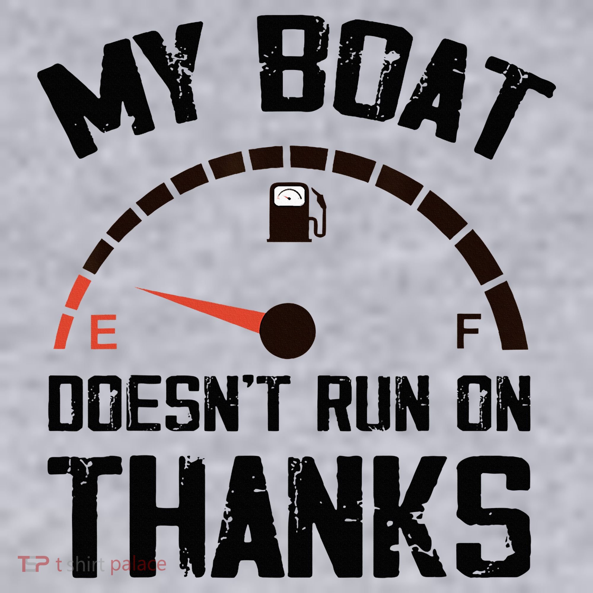My Boat Doesn't Run On Thanks Funny Boating for Boat Owners Women's Sweatshirt