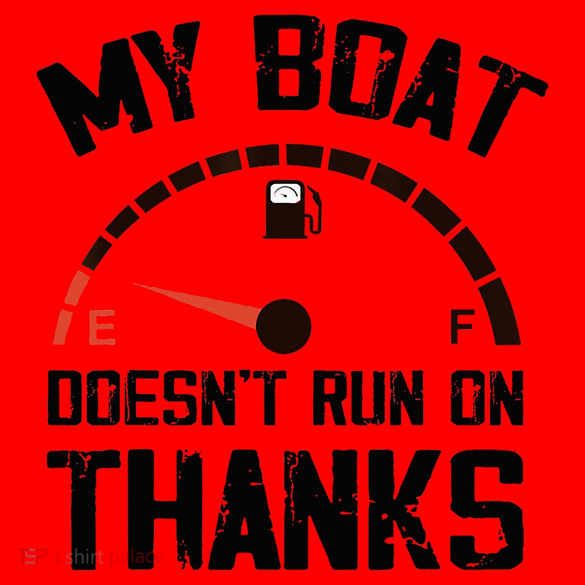 My Boat Doesn't Run On Thanks Funny Boating for Boat Owners Santa Hat
