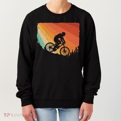 Mountain Biking Design Mountain Bike Women's Sweatshirt