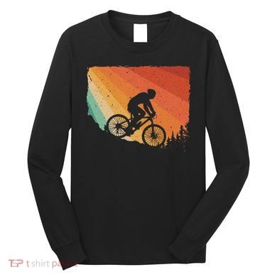 Mountain Biking Design Mountain Bike Long Sleeve Shirt