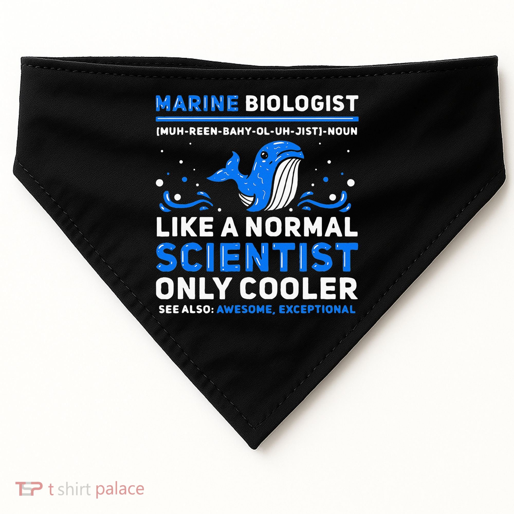 Marine Biologist Definition Marine Biology USA-Made Doggie Bandana