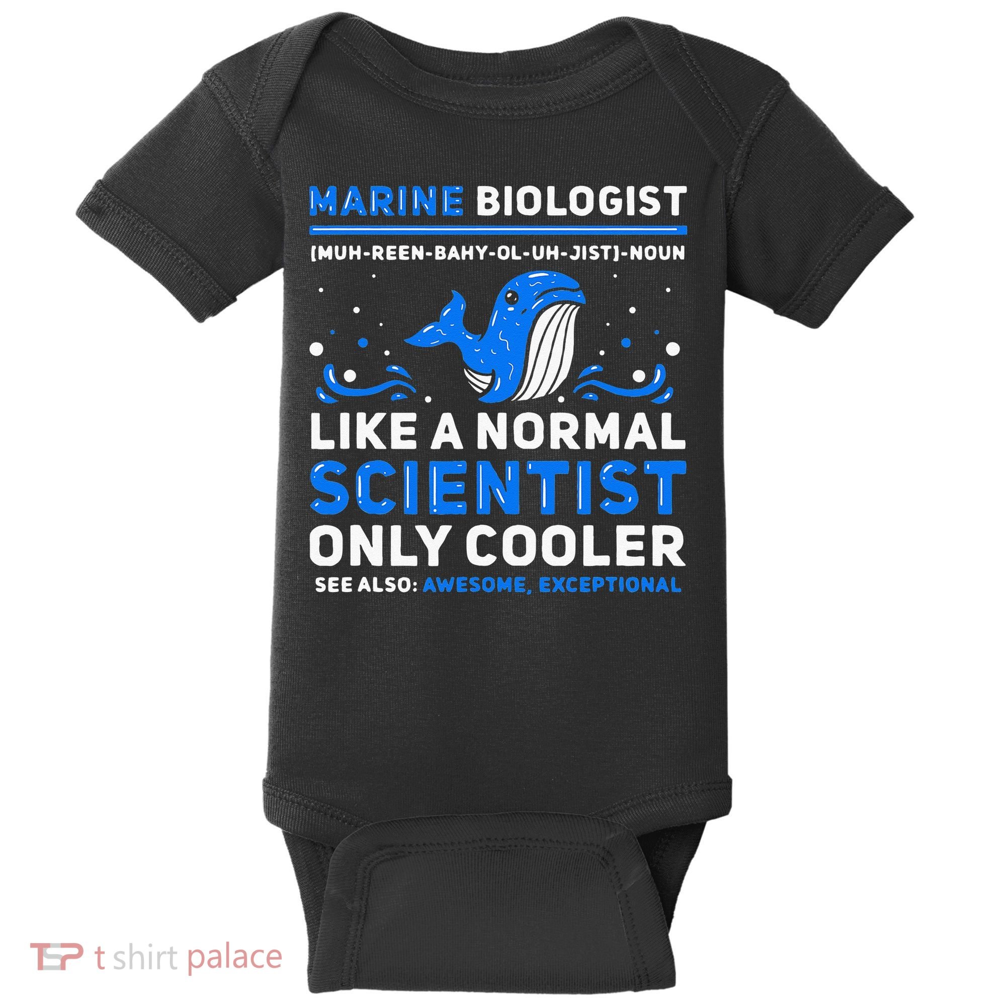 Marine Biologist Definition Marine Biology Baby Bodysuit