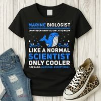 Marine Biologist Definition Marine Biology Women's T-Shirt thumb 3