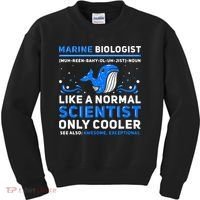 Marine Biologist Definition Marine Biology Kids Sweatshirt thumb 0
