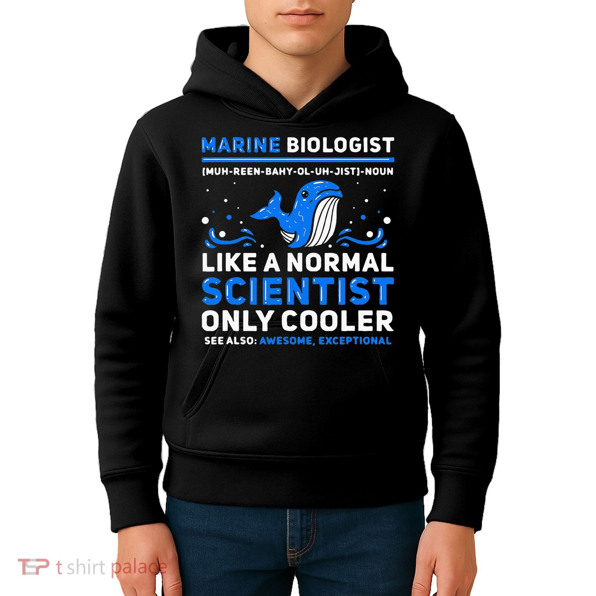 Marine Biologist Definition Marine Biology Kids Hoodie