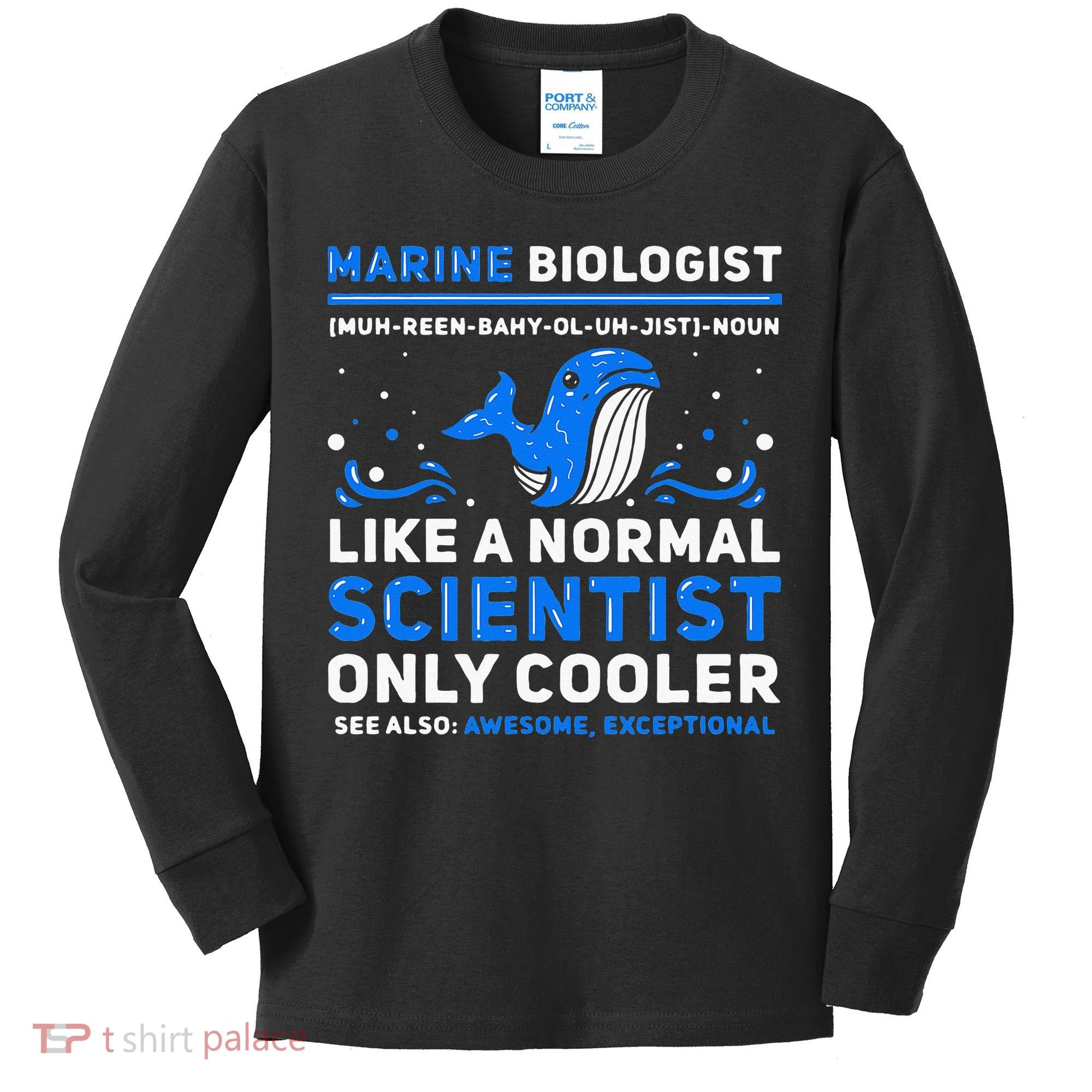 Marine Biologist Definition Marine Biology Kids Long Sleeve Shirt