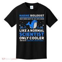 Marine Biologist Definition Marine Biology Kids T-Shirt thumb 0