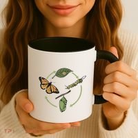 Monarch Butterfly Evolution Cute Butterfly Coffee Mug thumb 3