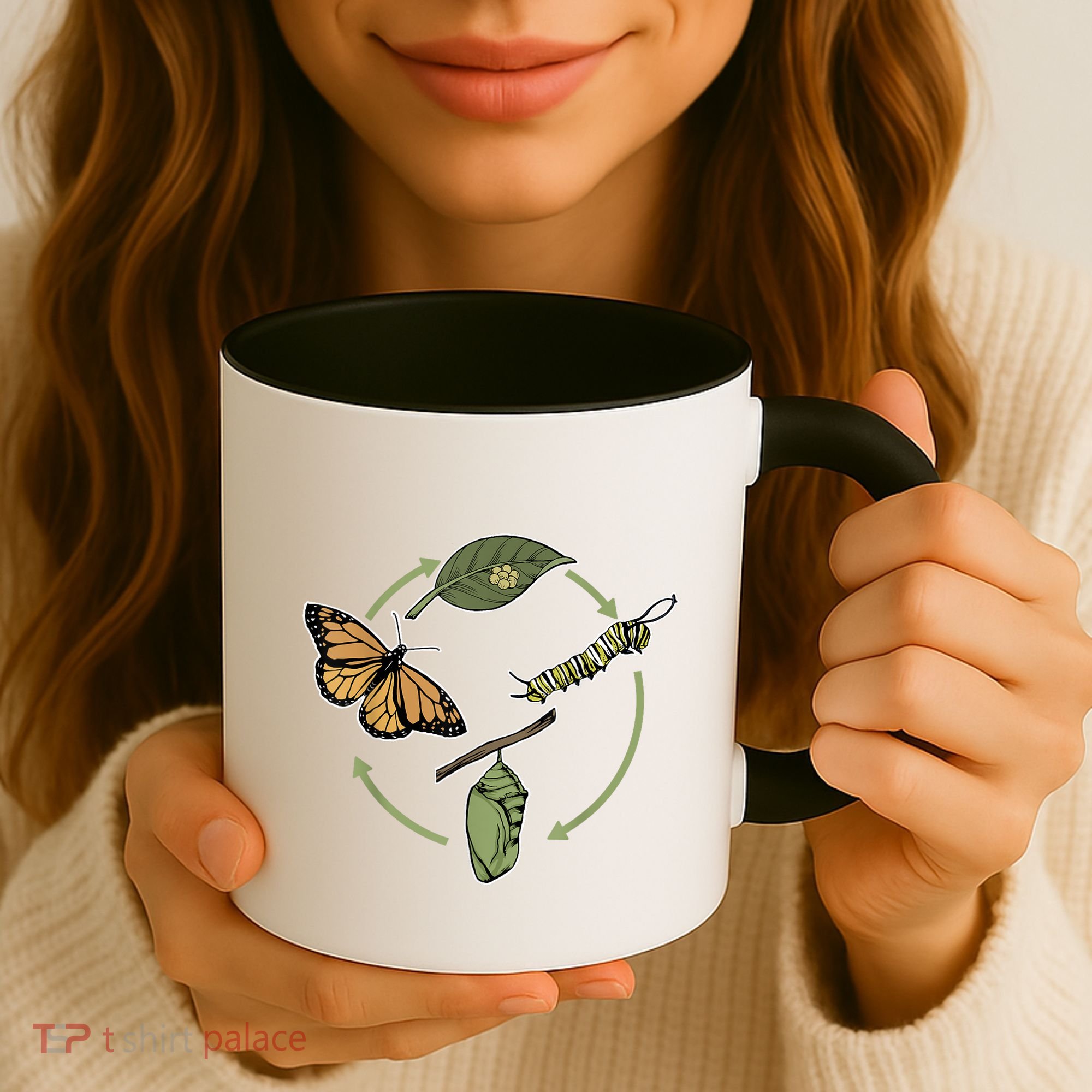 Monarch Butterfly Evolution Cute Butterfly Coffee Mug
